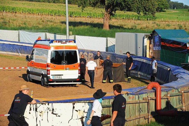 Tragischer Unfall auf der Renntstrecke in Hertingen  | Foto: Achim Keller