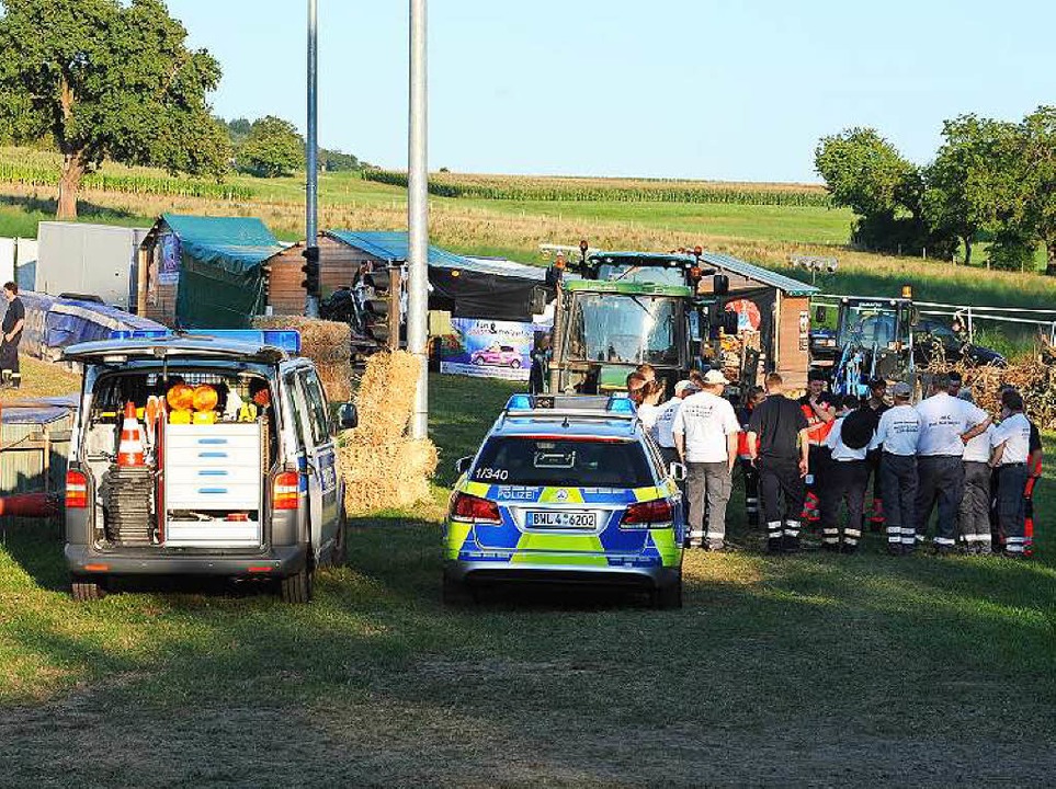 Tragischer Unfall auf der Renntstrecke in Hertingen  | Foto: Achim Keller
