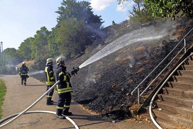 Einen Flchenbrand