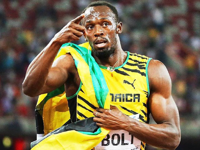 Im richtigen Moment wieder voll da: Usain Bolt  | Foto: dpa