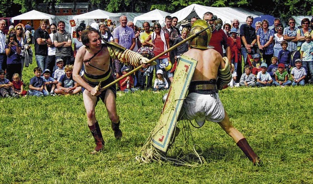 Beim Rmerfest knnen die Besucher im ...fingen in die Geschichte eintauchen.   | Foto: Privat