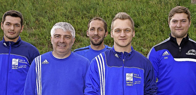Gut vorbereitet ist der SV Grwihl fr...ge   Adrian Frank und Lukas Bliestle    | Foto: Werner Probst