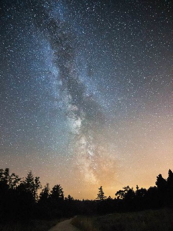 Die Milchstrae, aufgenommen im Nationalpark Schwarzwald vom 14-jhrigen Matthias Haller aus Rheinfelden.