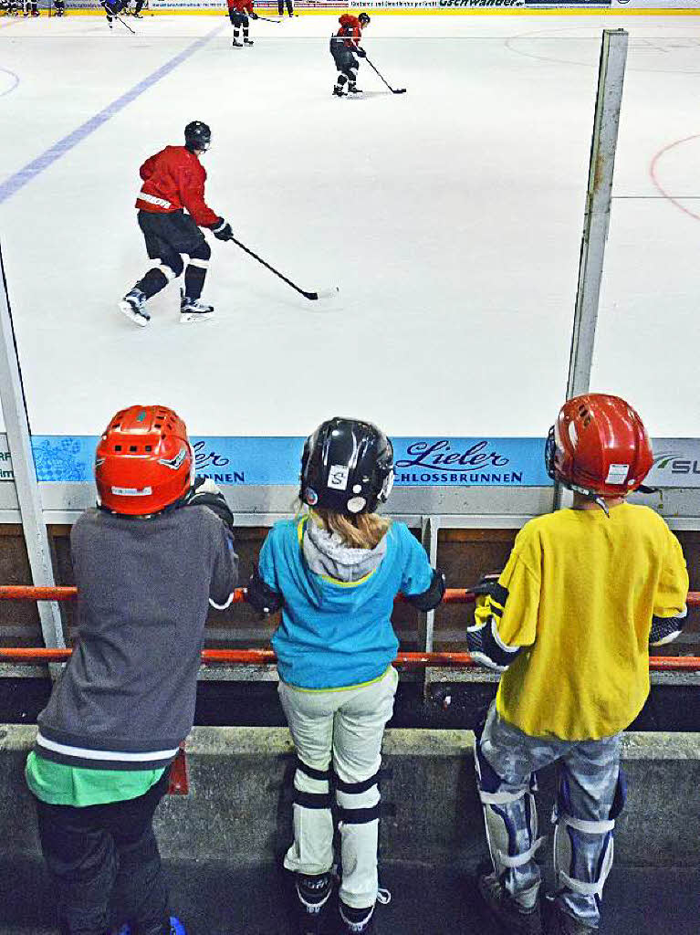 Impressionen von der BZ-Ferienaktion Eishockey.