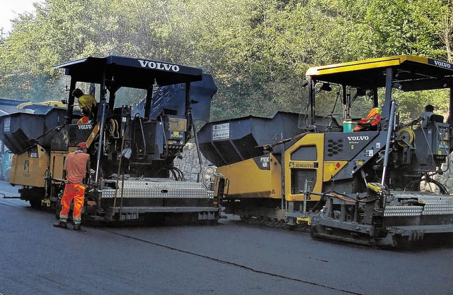 Nach fnf Wochen gehen die Sanierungsa...rden fr 2,4 Millionen Euro erneuert.   | Foto: Dieter Zauft