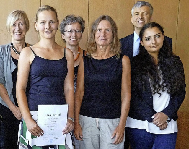 Die Preistrger der Mathilde-Planck-Schule Lrrach  | Foto: ZVG