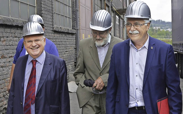 Alois Franke (links) fhrte Hidir Gra...nde der Aluminium-Werke Rheinfelden.   | Foto: ZVG