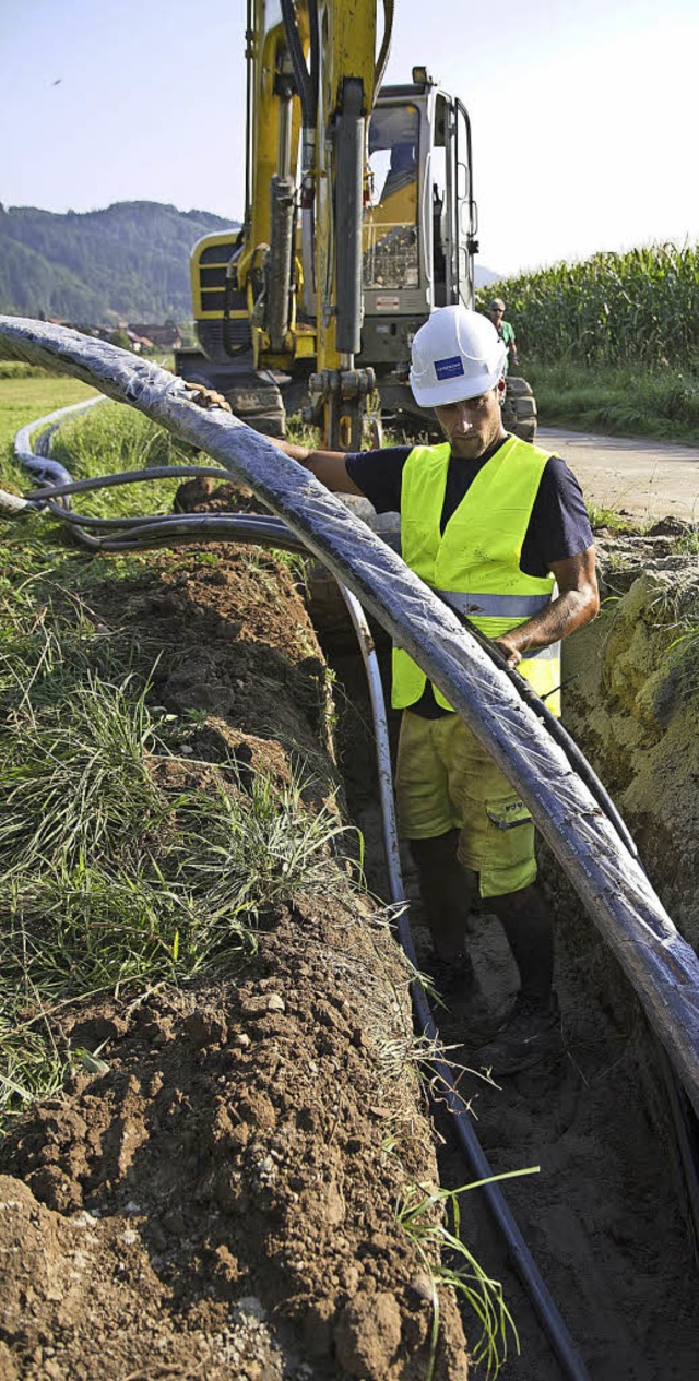 Die Arbeiten kommen voran.  | Foto: Daniel Fleig