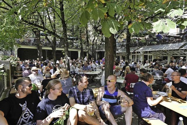 700 Gste finden im Feierling-Biergarten in der Innenstadt Platz.