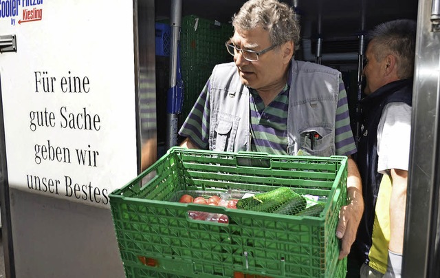 &#8222;Fr eine gute Sache geben wir u...der Tafel-Lden immer mehr abverlangt.  | Foto: Sarah Minarik