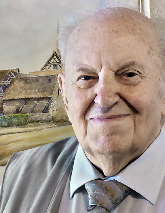 Ludwig Haberstroh feierte seinen 90. Geburtstag  | Foto: Brigitte Rssel