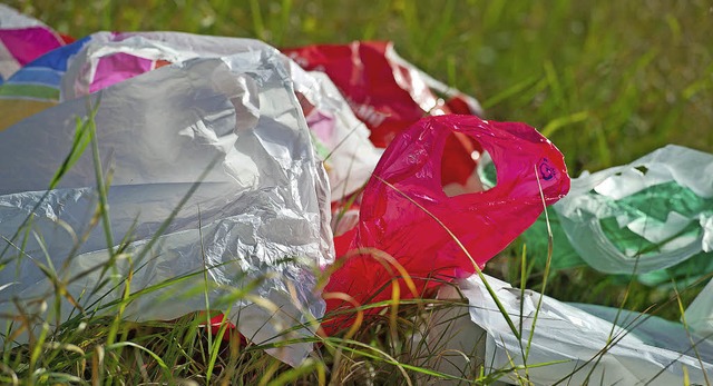 Sollen in Bad Sckingen durch eine umw...ernative ersetzt werden: Plastiktten   | Foto: Symbolbild: dpa