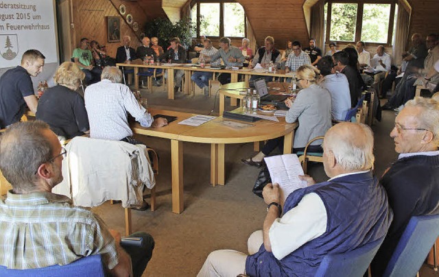 Gro war das Interesse an der Gemeinderatssitzung am Dienstagabend.  | Foto: Joachim Frommherz