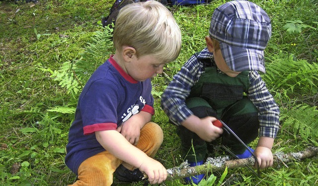 Die Initiative Lernort Natur will Kindern die Natur nher bringen.   | Foto: Symbolbild: Felsele Erlebniswald