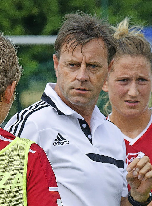 Trainer Alexander Fischinger in der Vorbereitung.   | Foto:  Udo Knster