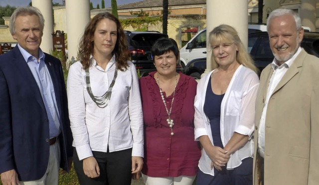 Jrgen Mack, Nathalie Mller, Nathalie...(von links) laden zur Benefizgala ein.  | Foto: Stadt Herbolzheim