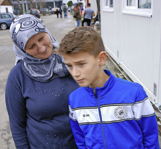 Ensor Jashari, hier in der Sammelunter...und seine Familie wurden abgeschoben.   | Foto: Herwig Popken