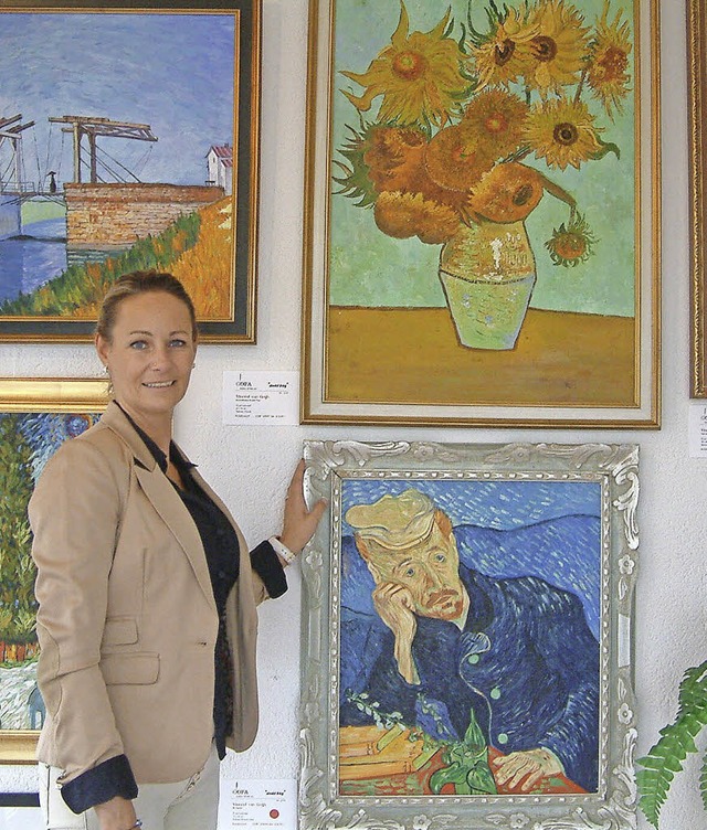 Museum Gallery of Fake Art: Yvonne Bet...rts Dr. Gachet von Vincent van Gogh.   | Foto: Roswitha Frey