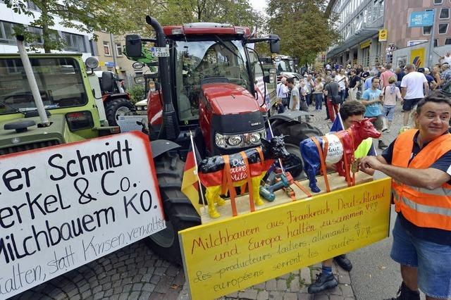 Billige Milch macht Bauern sauer