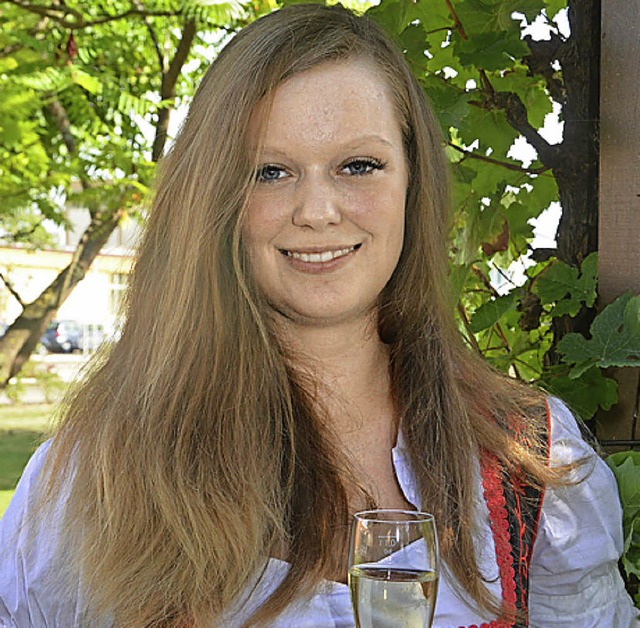 Yasmin Isele aus Wasenweiler, Weinprin...n fr Kaiserstuhl und Tuniberg 2015/16  | Foto: Gerold Zink