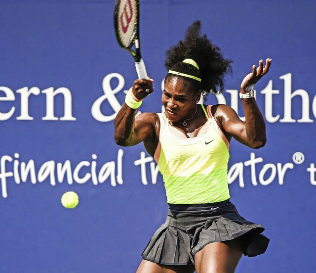 Serena Williams strebt bei den US-Open... Grand-Slam Titel im Kalenderjahr an.   | Foto: DPA