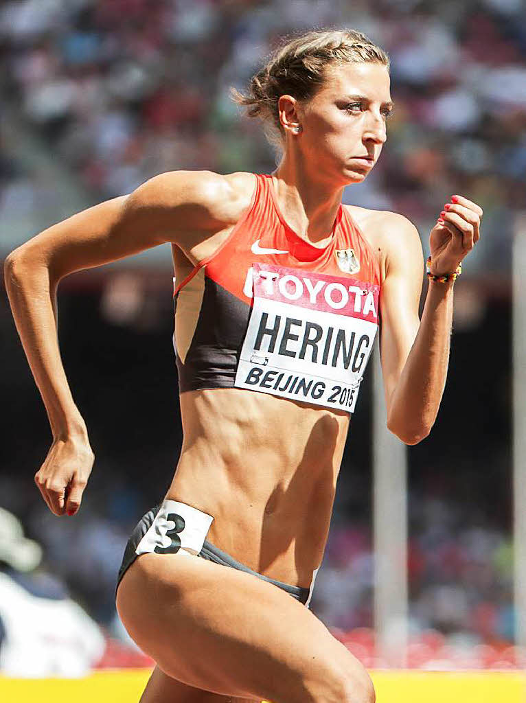 800 Meter-Luferin Christina Hering aus Mnchen verpasste wie Kollegin Fabienne Kohlmann den Einzug ins Finale.