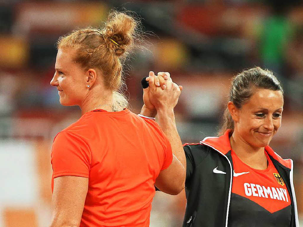 Betty Heidler und Kathrin Klaas.