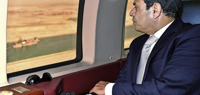 gyptens Prsident Abdel Fattah al-Sis...den, die seine Macht sichern drften.   | Foto: dpa