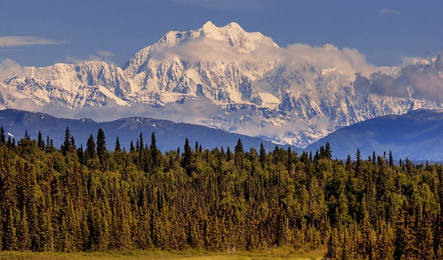 In Amerika berragt er alles: der Denali in Alaska.  | Foto: Colourbox