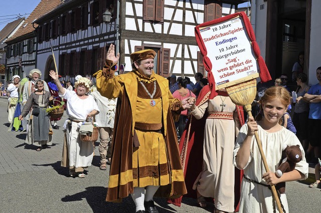 Erstein. Zum zweiten Mal dabei die Endinger Stadtschauspielgruppe.  | Foto: Roland Vitt