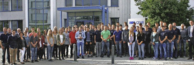 53 junge Menschen starten als Auszubil..., Studenten und Trainees bei IMS Gear.  | Foto: IMS Gear