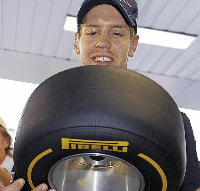 Gut oder schlecht? Sebastian Vettel mi...el1-Reifen des Alleinanbieters Pirelli  | Foto: dpa