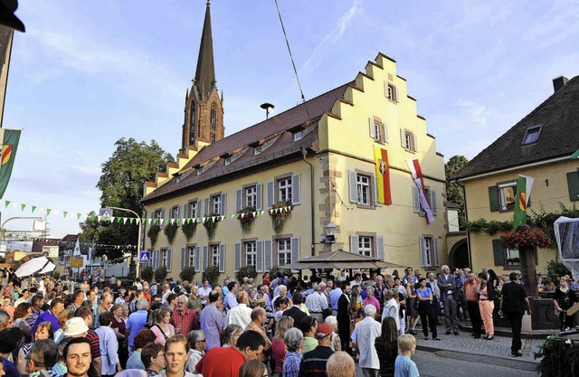 Schmuckes Eichstetten: So herausgesputzt empfngt die Gemeinde ihre Gste.  | Foto: B. Ziser