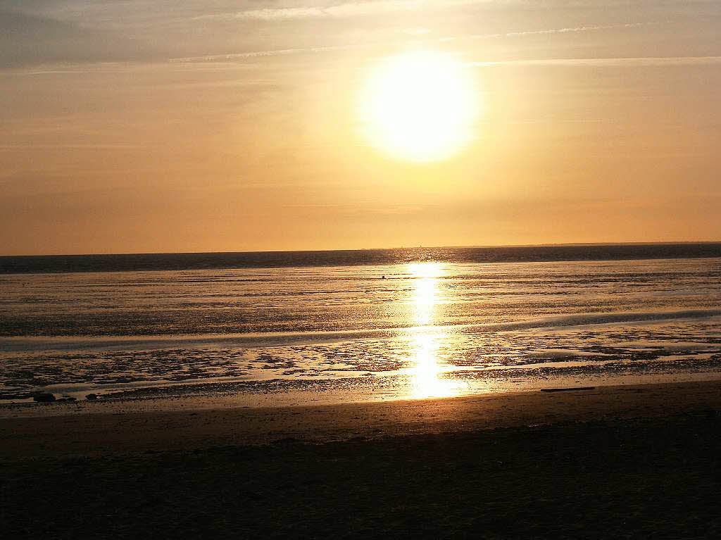 Gerd Mutter: Ein Sonnenuntergang am Meer in Sdfrankreich.