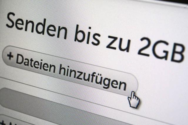 Ab zum Cloud-Dienst statt in die Mail