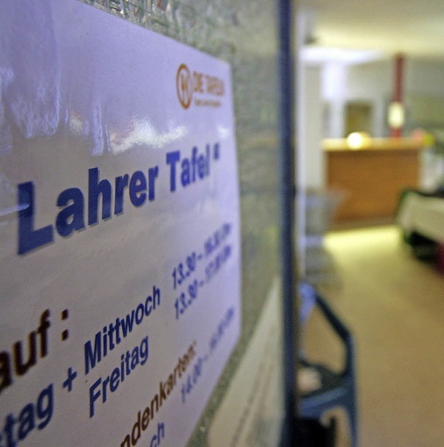 Eine Anlaufstelle auch fr Flchtlinge: die Lahrer Tafel  | Foto: Bastian Henning