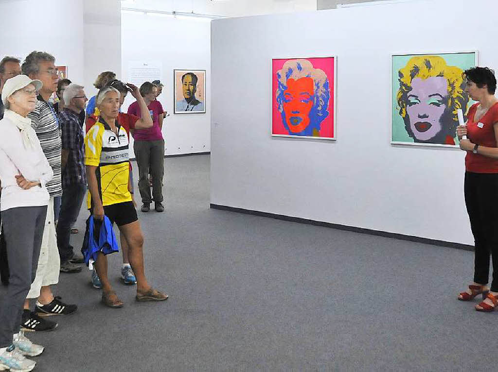Impressionen der Radtour und der Andy-Warhol-Ausstellung.