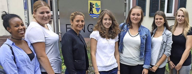 Die neuen Auszubildenden der Gemeinde:...ecker, Nadine Kaiser und  Annika Krink  | Foto: ZVG