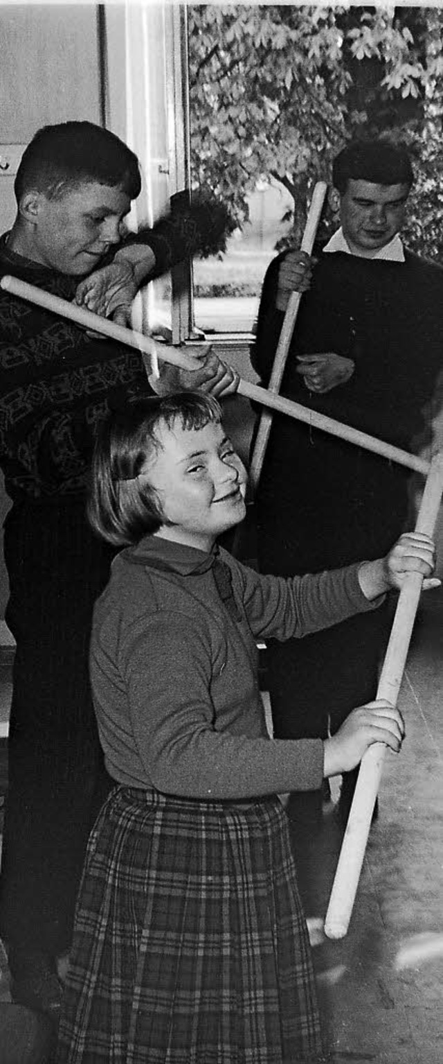 Der 1965 neu gegrndete  Verein Lebenshilfe kmmerte sich um behinderte Kindern.  | Foto: Armin E. Mller