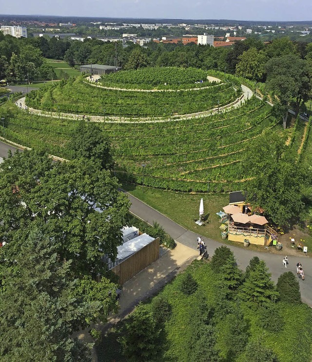 Blick von der Friedenswarte aus ber e...f die Stadt Brandenburg an der Havel.   | Foto: Schulze