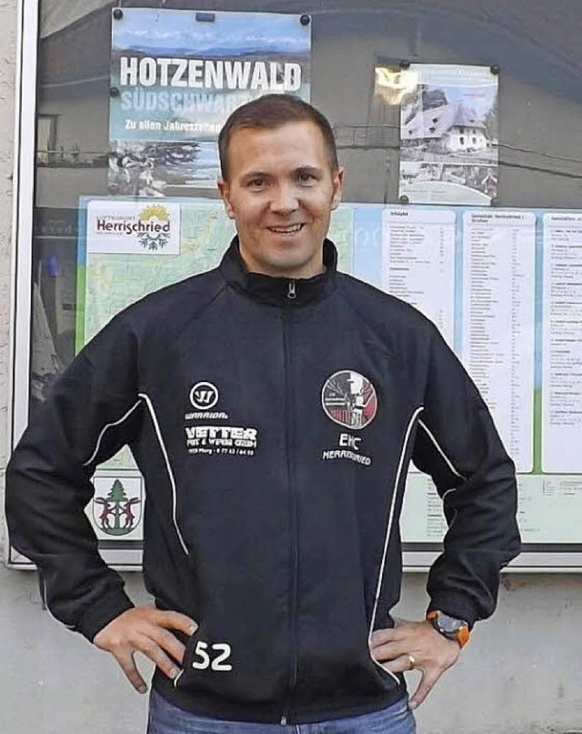 Der neue Trainer beim EHC heit Adrian Strahm und kommt aus der Schweiz.   | Foto: Wolfgang Adam