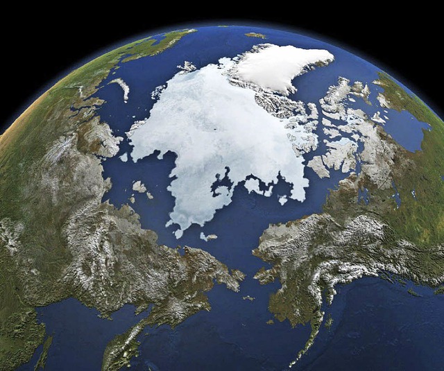 Blick auf das Arktis-Eis   | Foto: dpa
