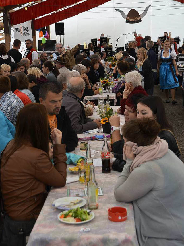 Gut angenommen wurde auch in diesem Jahr das Wallbacher Hrnle-Fest.