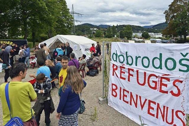 Spenden fr Flchtlinge halten Helfer in Atem