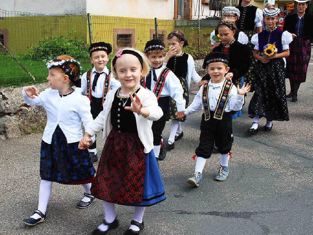 In Bleibach sind die Jngsten schon fest mit dabei.