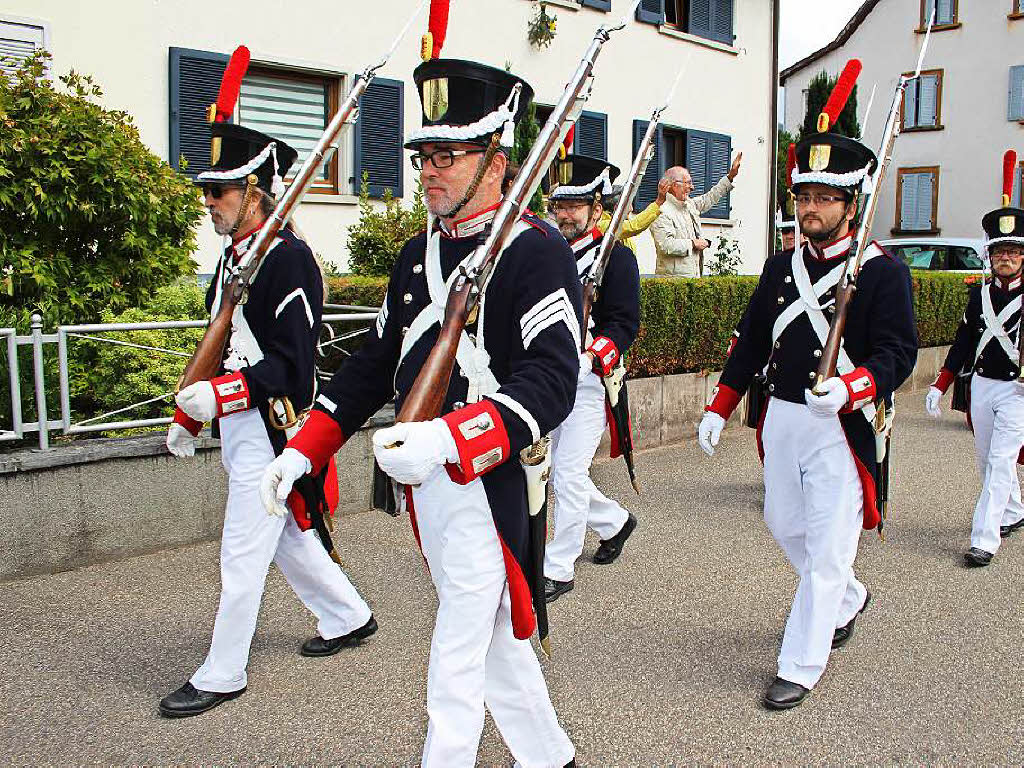 Brgerwehr und Brgerinnen aus Haslach im Kinzigtal.