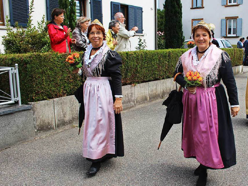 Brgerwehr und Brgerinnen aus Haslach im Kinzigtal.