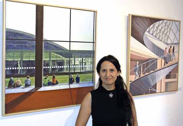 Zwischen &#8222;Art Karlsruhe&#8220; und &#8222;Louvre&#8220;: Elena Romanzin   | Foto: Gottstein