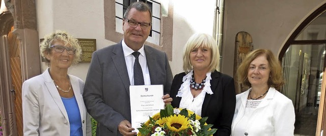 25 Jahre bei der Stadt Kenzingen: von ...n der Kindertagessttte Schnellbruck.   | Foto: Stadt Kenzingen