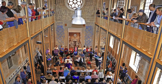 Kein Platz blieb frei beim Konzert in der ehemaligen Synagoge.   | Foto: sandra decoux-kone